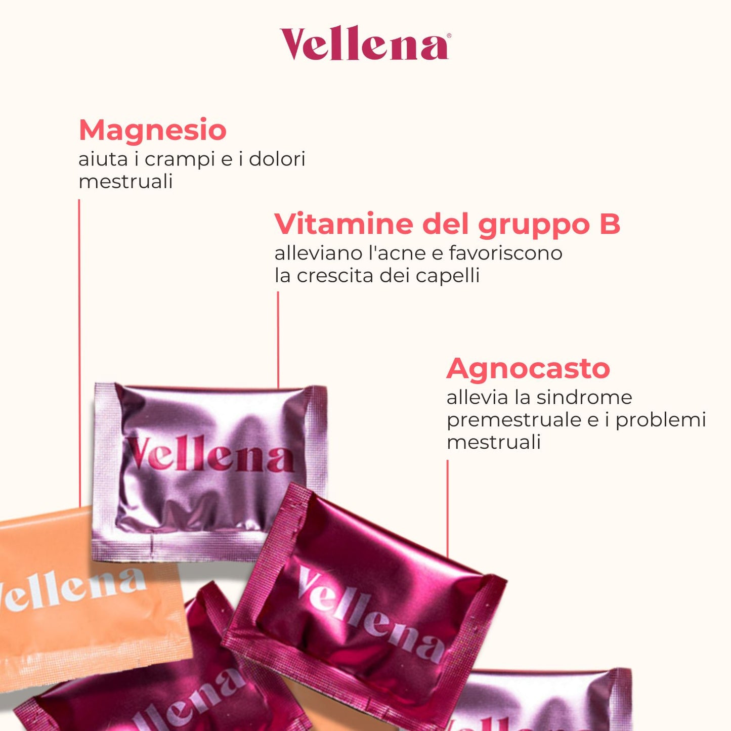 Salute femminile | Bevanda 3 PACK + borsa GRATIS | Pompelmo | Vellena