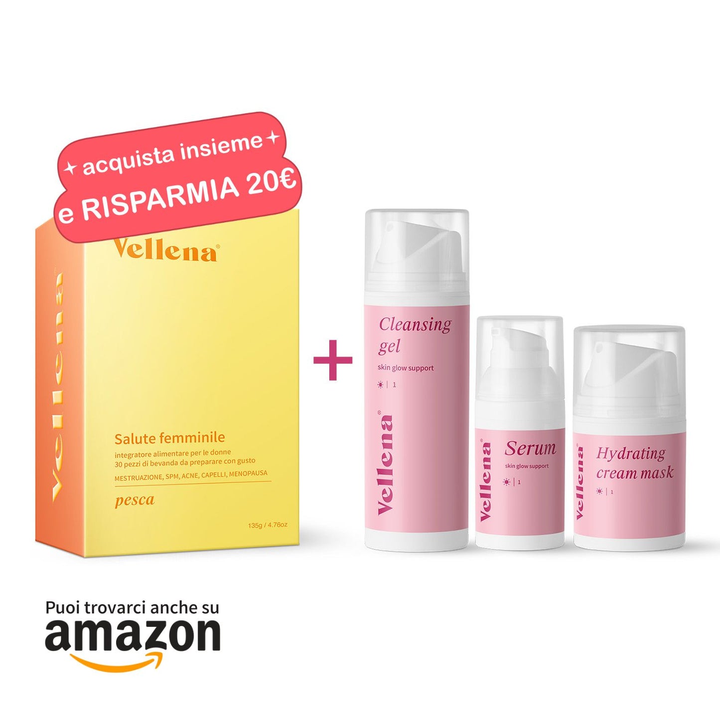 Pacchetto per una pelle luminosa | Vellena
