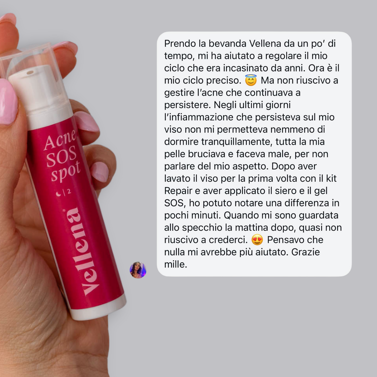 Gel per eruzioni cutanee 15ml | Vellena