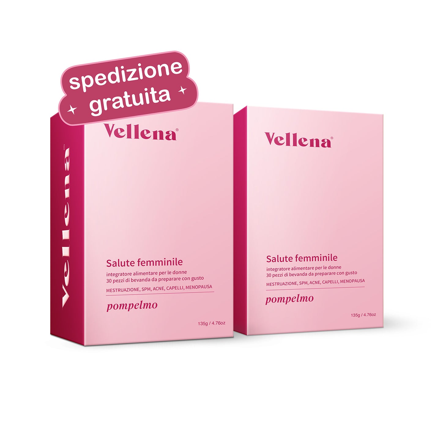 Salute femminile | Bevanda 2 PACK | Pompelmo | Vellena