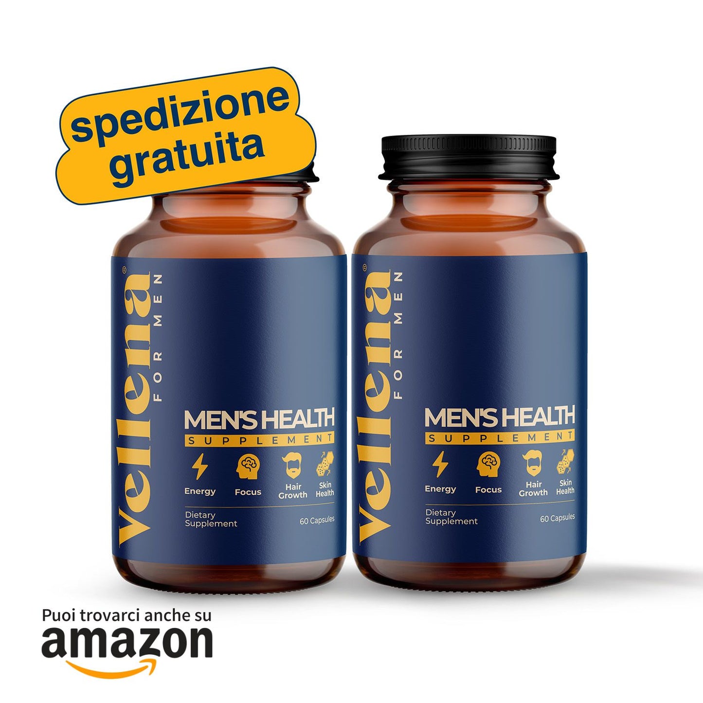 Salute dell'uomo | Capsule 2 PACK | Vellena for Men