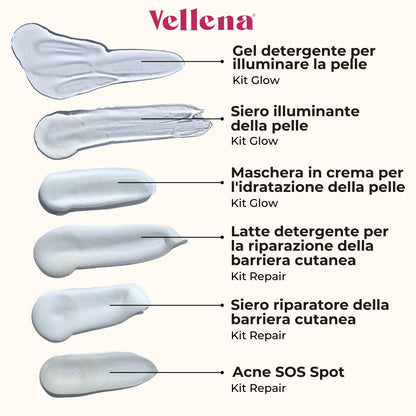 Pacchetto per una pelle luminosa | Vellena