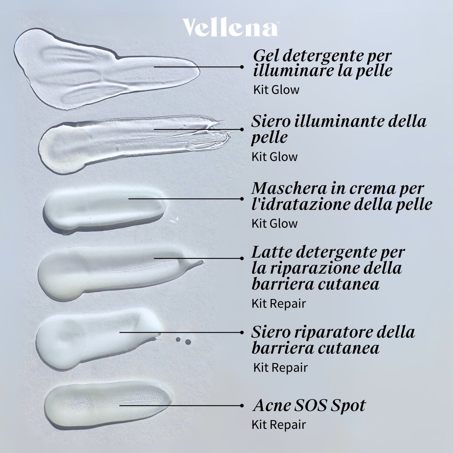 Kit Glow per l'illuminazione della pelle | Vellena