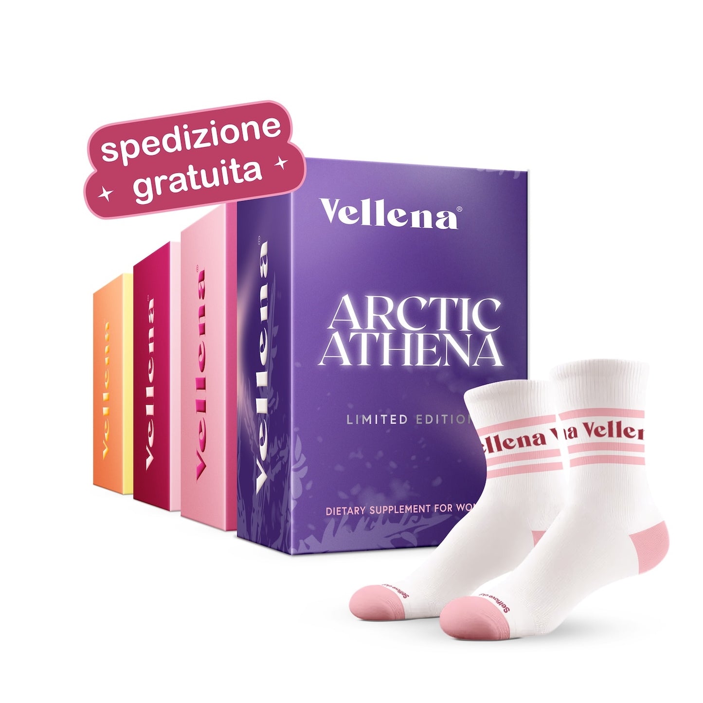 Mix di 4 sapori con omaggio | Bevanda per le donne | Vellena